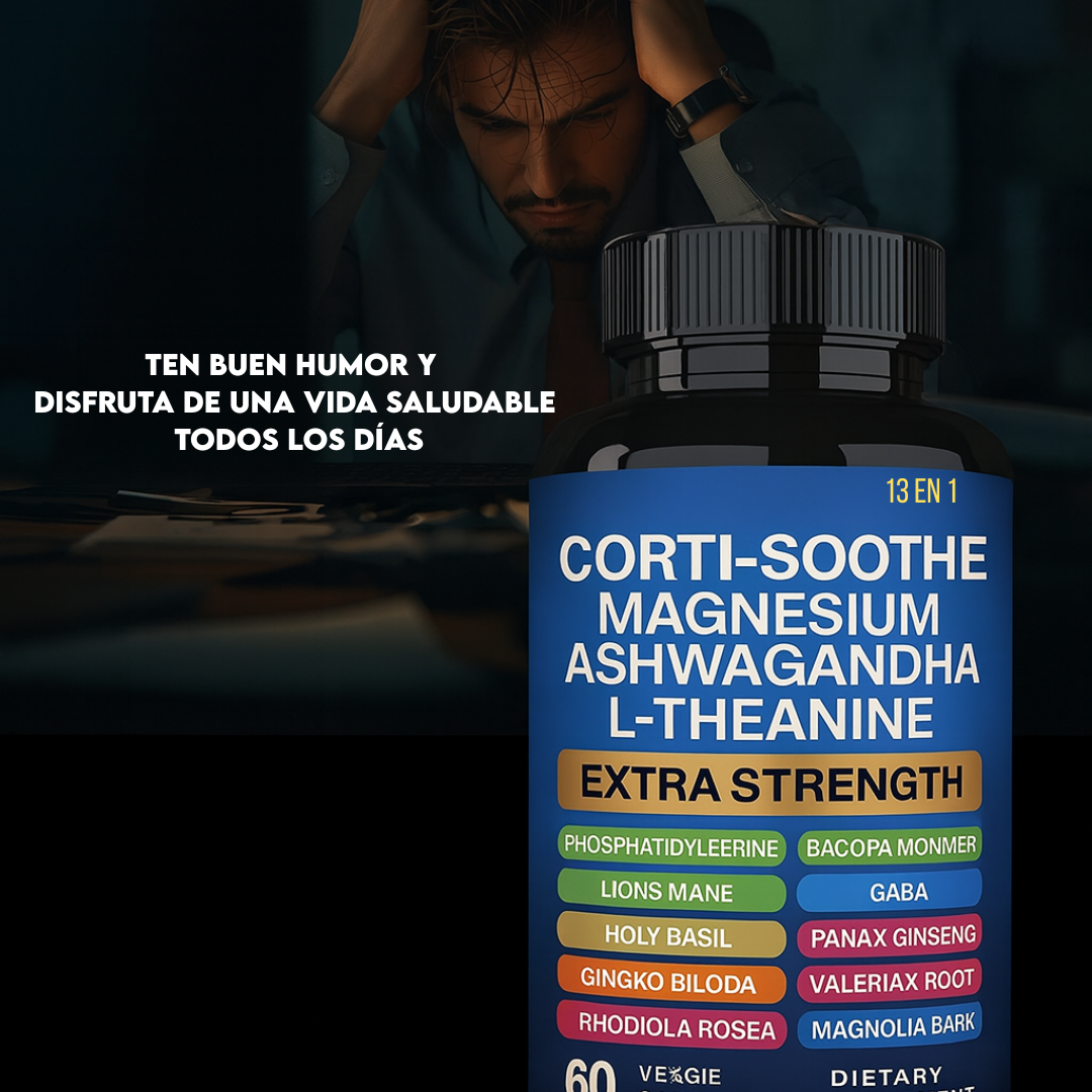 Alcanza la Tranquilidad Total: Reduce el Estrés y Duerme Mejor con Cortisol Balance®