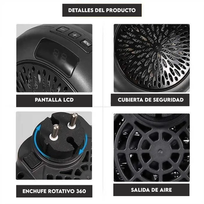 ¡Llévate la Manta con Figuras Brillantes GRATIS! Calefactor de Pared que Calienta tu Habitación en Minutos.