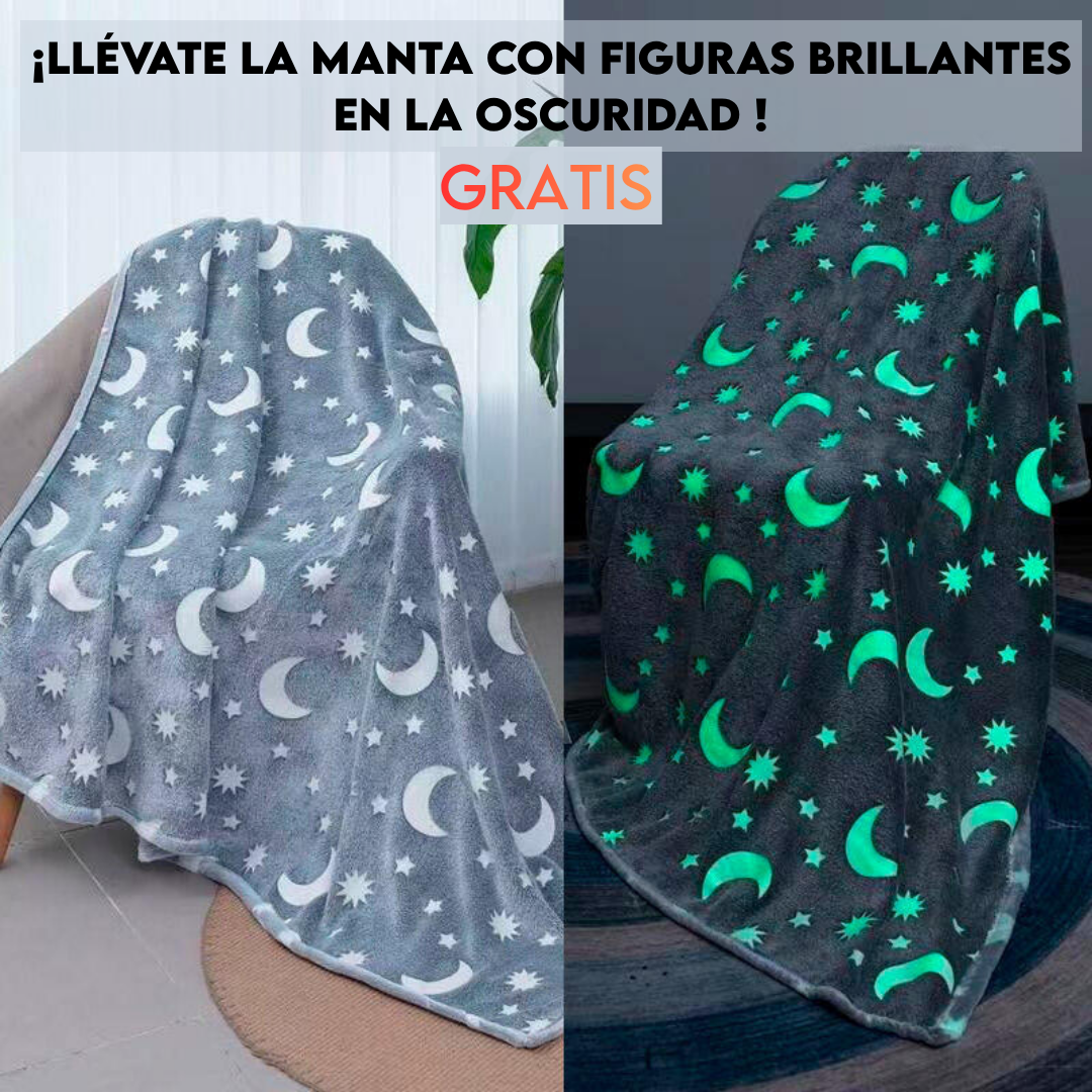 ¡Llévate la Manta con Figuras Brillantes GRATIS! Calefactor de Pared que Calienta tu Habitación en Minutos.