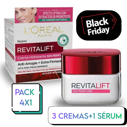 Crema de noche LOREAL PARIS REVITALFIT Antiarrugas