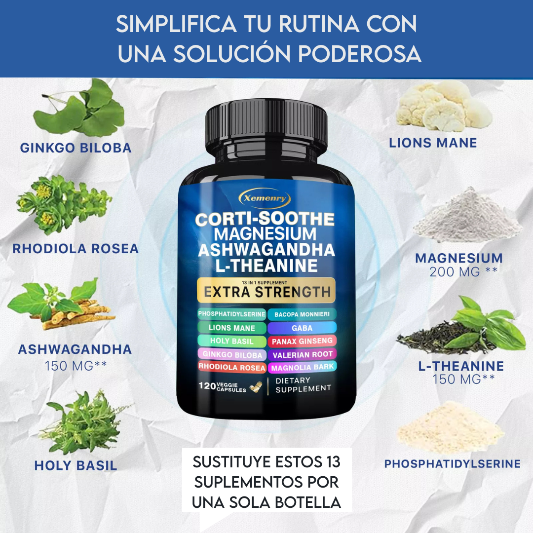 Alcanza la Tranquilidad Total: Reduce el Estrés y Duerme Mejor con Cortisol Balance®