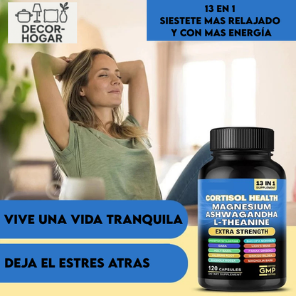 Alcanza la Tranquilidad Total: Reduce el Estrés y Duerme Mejor con Cortisol Balance®