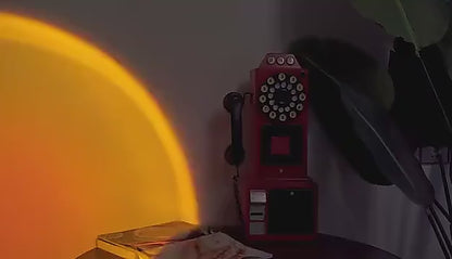 🌅 LUZAT®(2X1)Sunset Lamp — Proyector LED RGB + Rotación 360°. Crea atardeceres en tu habitación